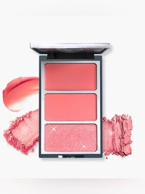 Pinch Perfect BARLEY BLUSHED Trio Blush & Lip Palette - Pink